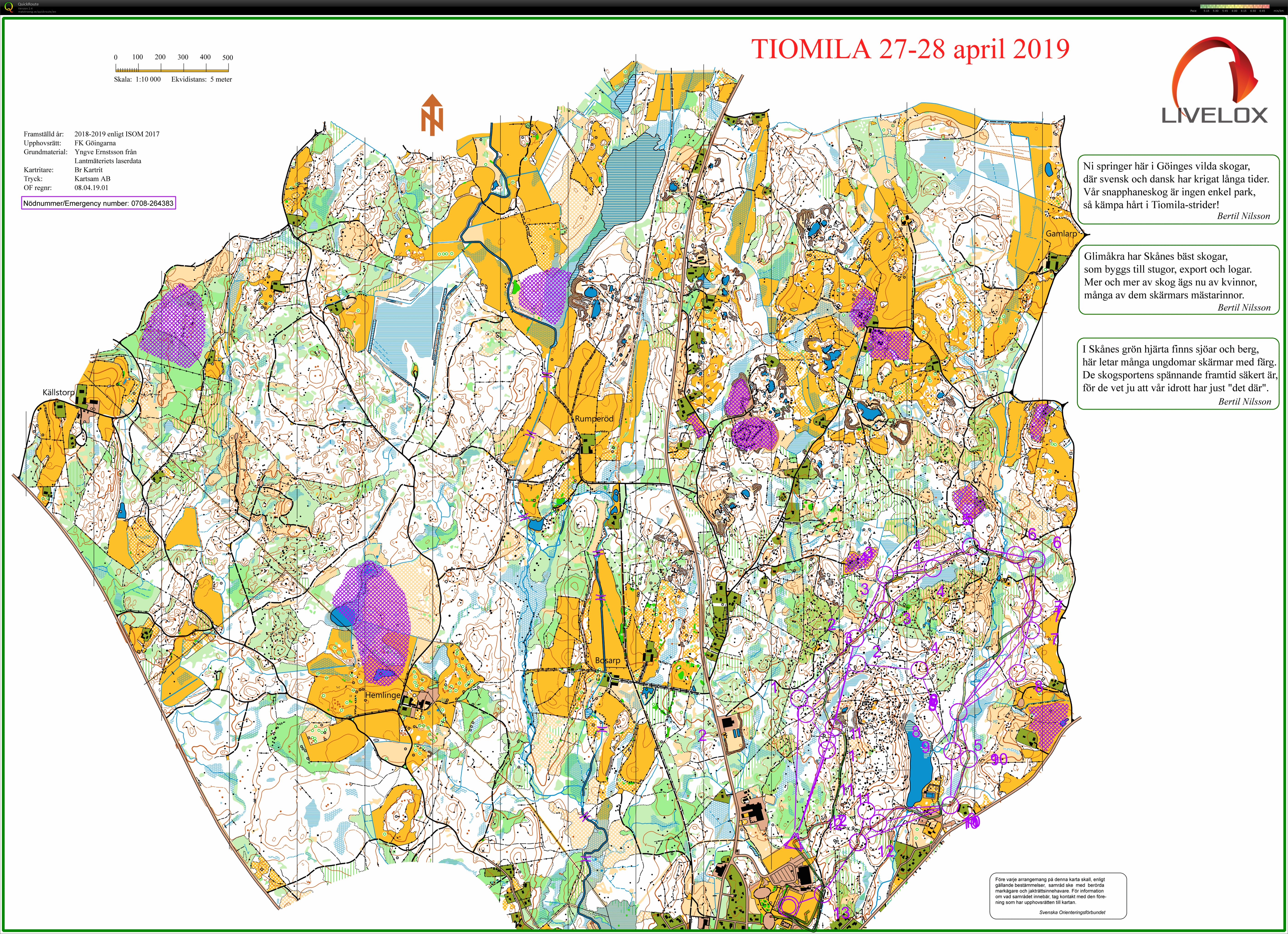 Tiomila, Ungdomskaveln (27-04-2019)