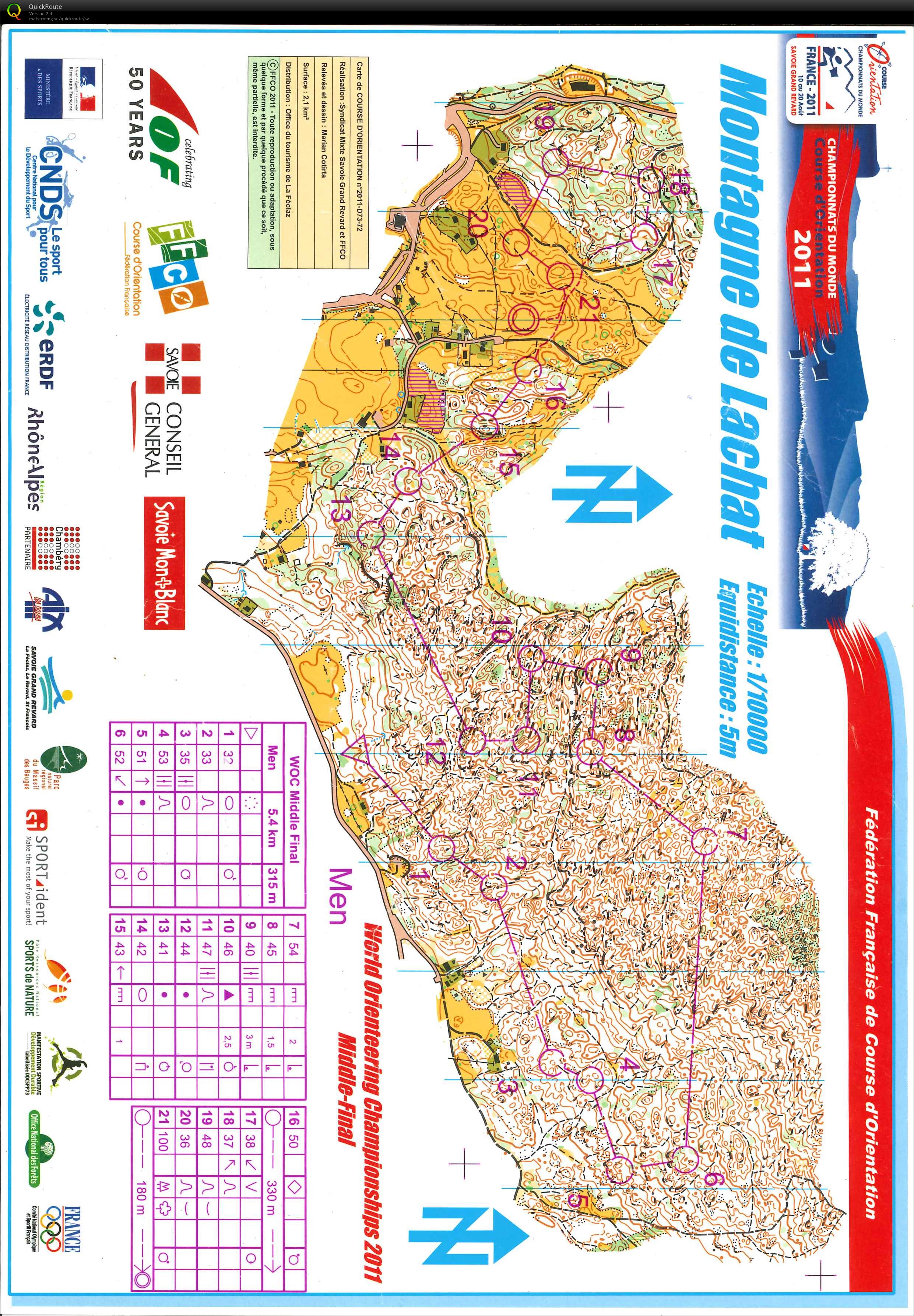 WOC Middle Distance 2011 (01/06/2019)